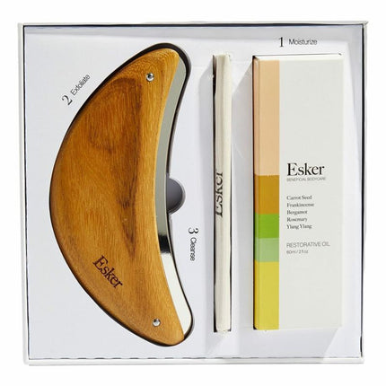 Esker Body Plane Set By Esker, 3 Piece Set With Restortive Oil