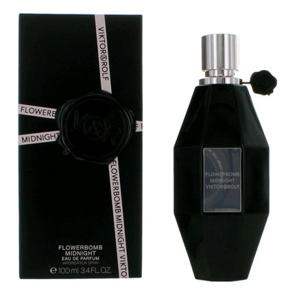Flowerbomb Midnight By Viktor &amp; Rolf, 3.4 Oz Eau De Parfum Spray For Women