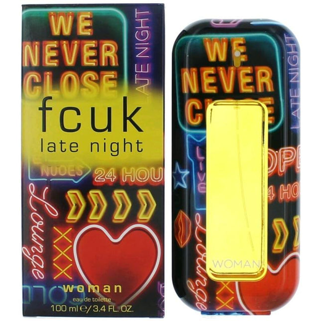 Fcuk Late Night By French Connection, 3.4 Oz Eau De Toilette Spray For Women