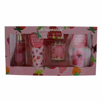 Aeropostale Bath+Body Home Collection By Aeropostale, 4 Piece Gift Set