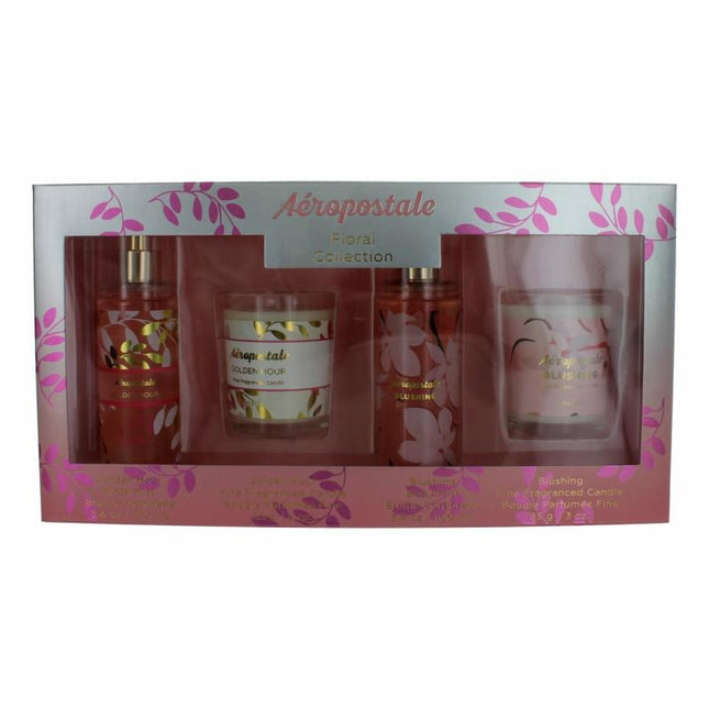 Aeropostale Floral Collection By Aeropostale, 4 Piece Gift Set