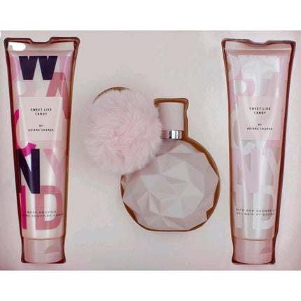 Sweet Like Candy By Ariana Grande, 3 Piece Gift Set For Women
