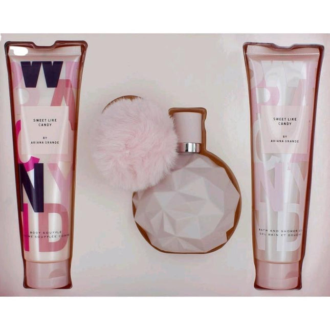 Sweet Like Candy By Ariana Grande, 3 Piece Gift Set For Women