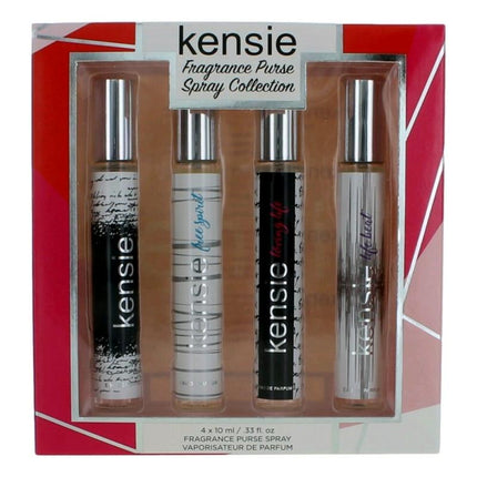 Kensie By Kensie, 4 Piece Deluxe Travel Spray Collection For Women (Purse Spray)