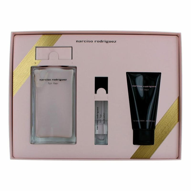 Narciso Rodriguez By Narciso Rodriguez, 3 Piece Gift Set For Women