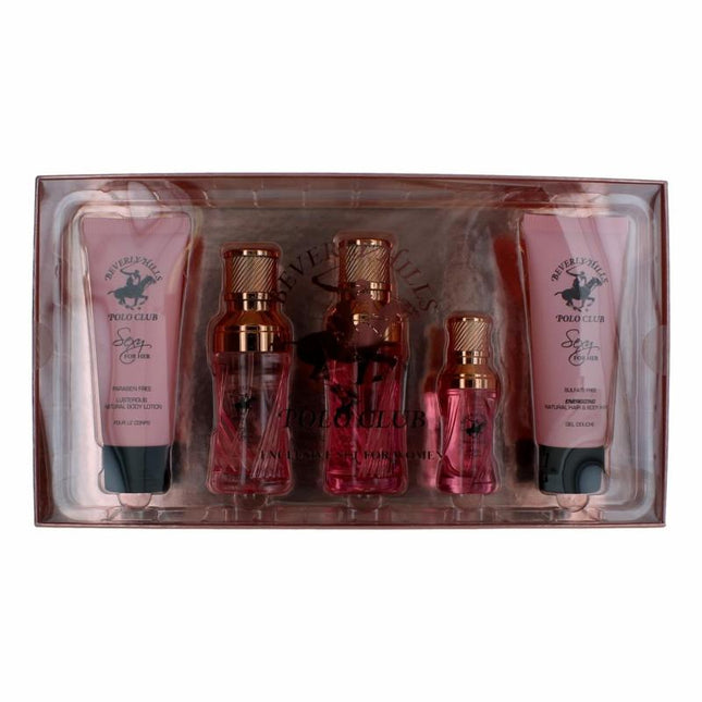 Bhpc Sexy By Beverly Hills Polo Club, 5 Pc Gift Set For Women.