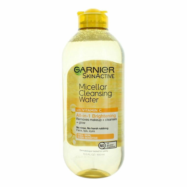 Garnier Skin Active By Garnier, 13.5 Oz All- In-1 Brightening Micellar Cleansing Water With Vitamin C