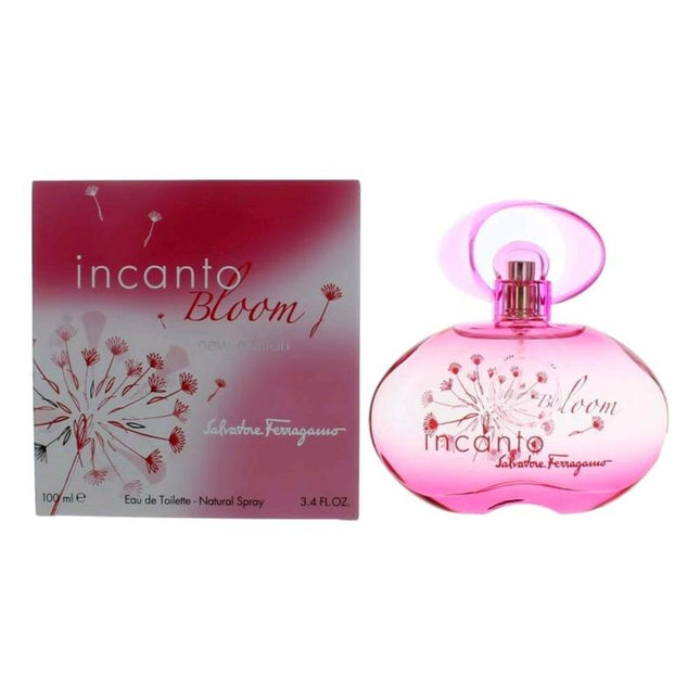 Incanto Bloom New Edition By Salvatore Ferragamo, 3.4 Oz Eau De Toilette Spray For Women