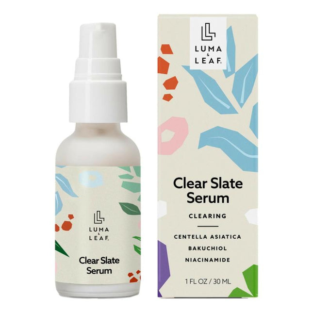 Luma &amp; Leaf Clear Slate Serum By Luma &amp; Leaf, 1 Oz Bakuchiol + Aloe Clearing Serum