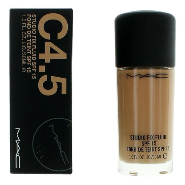 Mac Studio Fix Fluid Spf15 By Mac, 1 Oz Foundation - C4.5