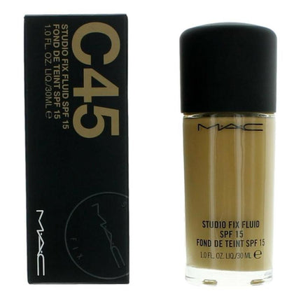Mac Studio Fix Fluid Spf15 By Mac, 1 Oz Foundation - C45