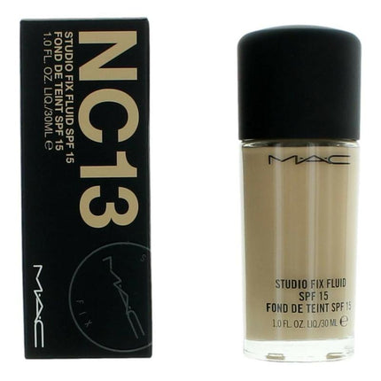 Mac Studio Fix Fluid Spf15 By Mac, 1 Oz Foundation - Nc13