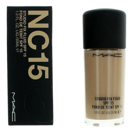 Mac Studio Fix Fluid Spf15 By Mac, 1 Oz Foundation - Nc15