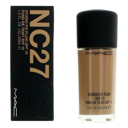 Mac Studio Fix Fluid Spf15 By Mac, 1 Oz Foundation - Nc27