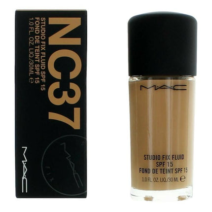 Mac Studio Fix Fluid Spf15 By Mac, 1 Oz Foundation - Nc37
