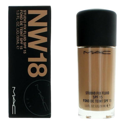 Mac Studio Fix Fluid Spf15 By Mac, 1 Oz Foundation - Nw18
