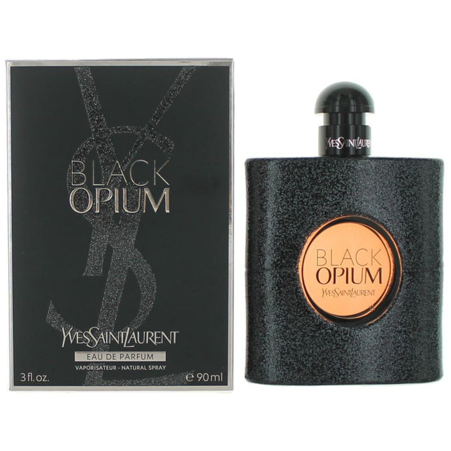 Black Opium By Yves Saint Laurent, 3 Oz Eau De Parfum Spray For Women
