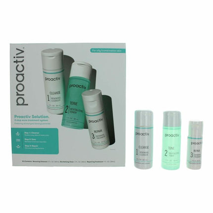 Proactiv Solution By Proactiv, 3 Step Acne Treatment System - Oily/Combo Skin