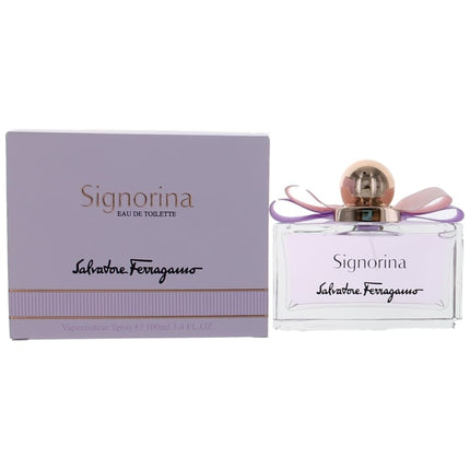 Signorina By Salvatore Ferragamo, 3.4 Oz Eau De Toilette Spray For Women