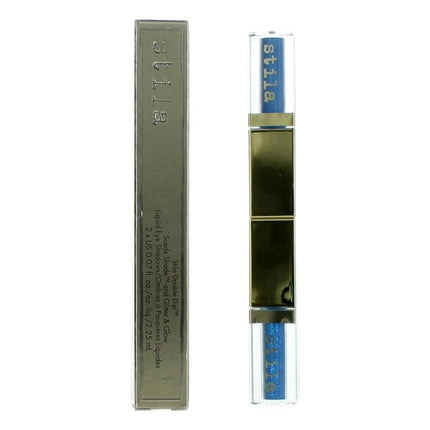 Stila Double Dip By Stila Beauty, 2 X .07 Oz Liquid Eye Shadows - Blue Jean