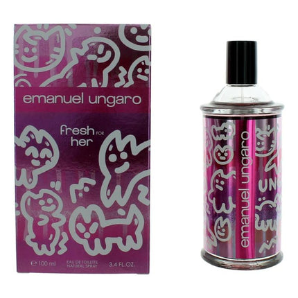 Fresh For Her By Emanuel Ungaro, 3.4 Oz Eau De Toilette Spray For Women