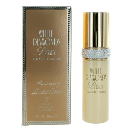 White Diamonds Legacy By Elizabeth Taylor, 1 Oz Eau De Toilette Spray For Women