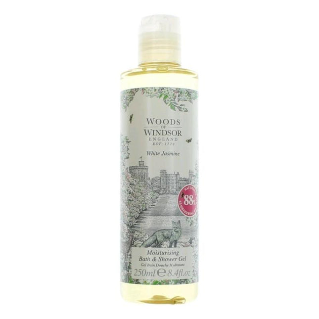 Woods Of Windsor White Jasmin By Woods Of Windsor, 8.4 Oz Moisturising Bath And Showe Gel  For Women