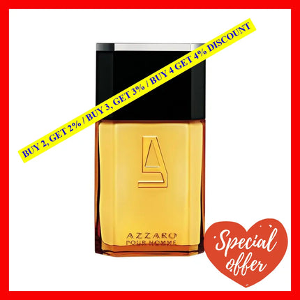 Azzaro By For Men - 1.7 Oz Edt Spray (Refillable)