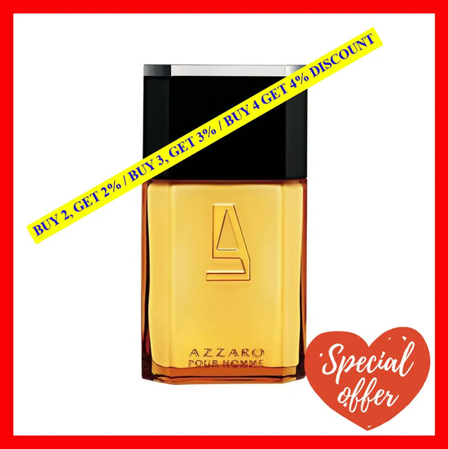 Azzaro By For Men - 1.7 Oz Edt Spray (Refillable)