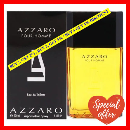 Azzaro By For Men - 3.4 Oz Edt Spray