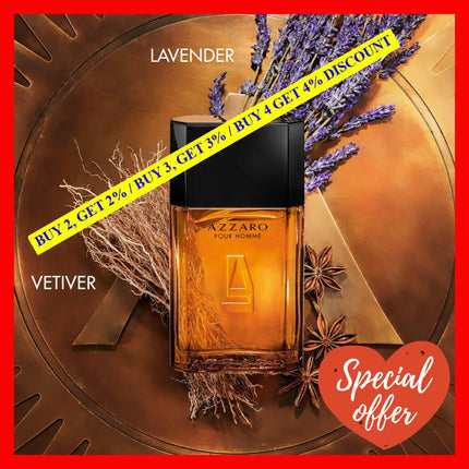 Azzaro By For Men - 3.4 Oz Edt Spray (Refillable)