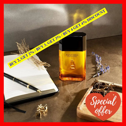 Azzaro By For Men - 3.4 Oz Edt Spray (Refillable)