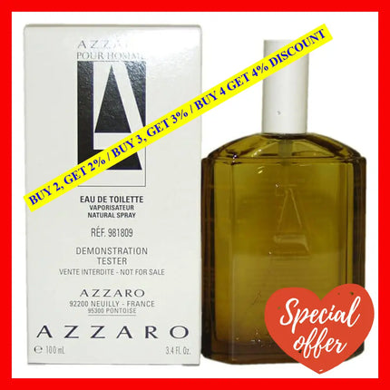 Azzaro By For Men - 3.3 Oz Edt Spray (Tester)
