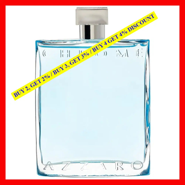 Azzaro Chrome Eau De Toilette 6.8 Oz 200 Ml Spray For Men