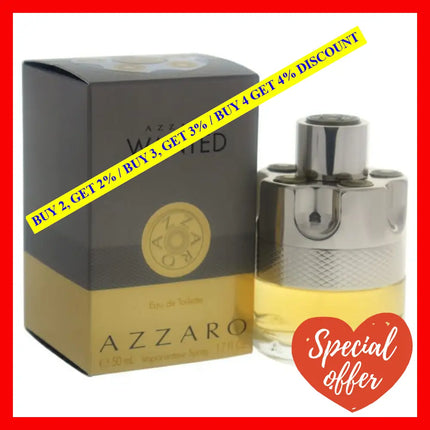 Azzaro Wanted By For Men - 1.7 Oz Edt Spray
