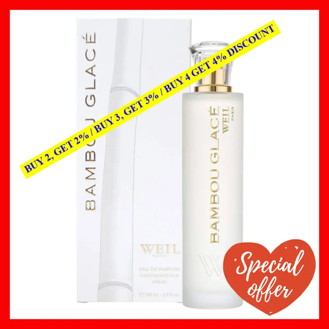 Bambou Glace By Weil For Women - 3.3 Oz Edp Spray