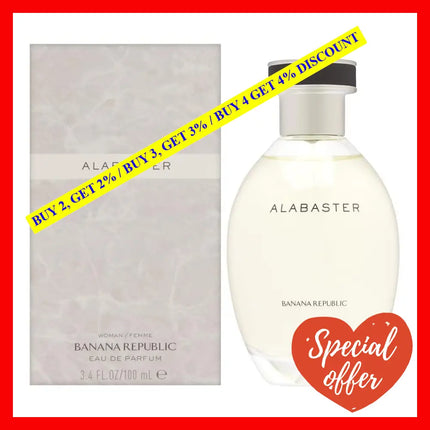Banana Republic Alabaster By For Women - 3.4 Oz Edp Spray