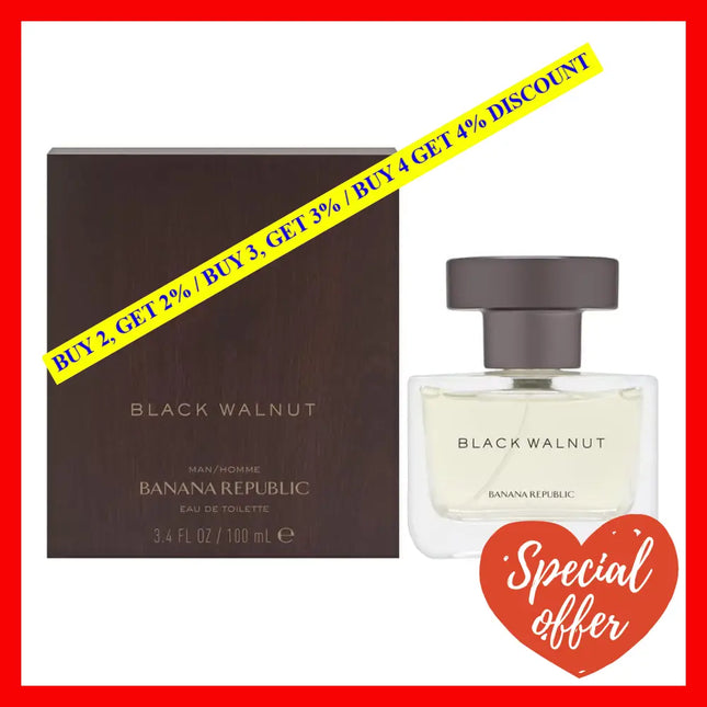 Banana Republic Black Walnut By For Men - 3.4 Oz Edt Spray