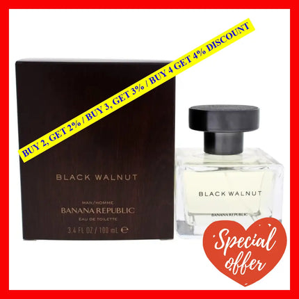 Banana Republic Black Walnut By For Men - 3.4 Oz Edt Spray
