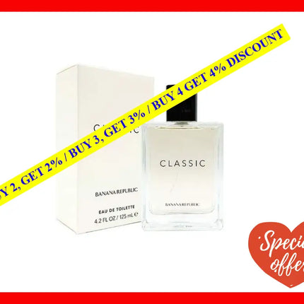 Banana Republic Classic By For Men - 4.2 Oz Edt Spray
