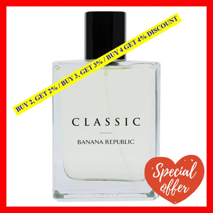 Banana Republic Classic By For Men - 4.2 Oz Edt Spray