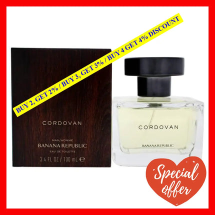 Banana Republic Cordovan By For Men - 3.4 Oz Edt Spray (Tester)