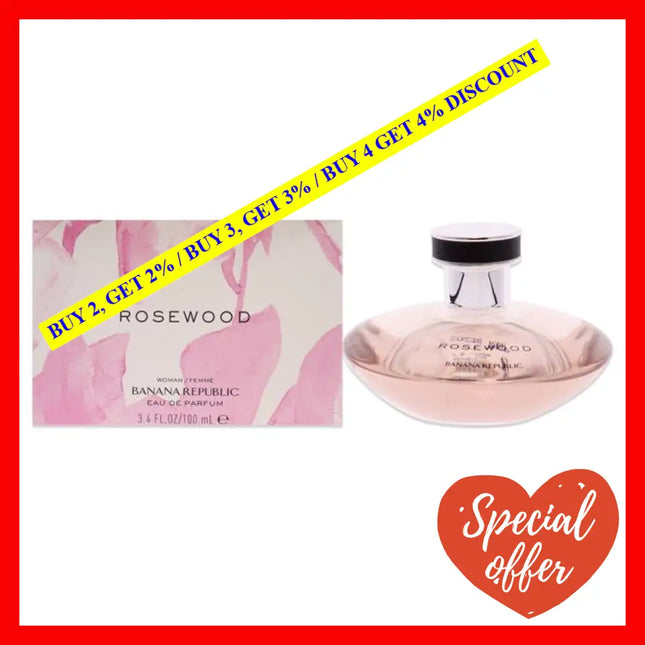 Banana Republic Rosewood By For Women - 3.4 Oz Edp Spray