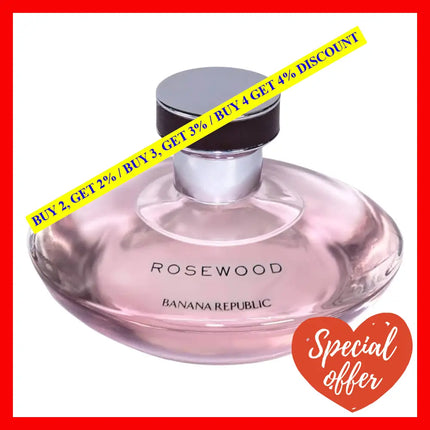 Banana Republic Rosewood Eau De Parfum For Women 3.4 Oz / 100 Ml