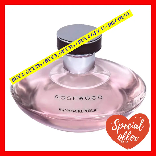 Banana Republic Rosewood Eau De Parfum For Women 3.4 Oz / 100 Ml