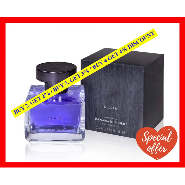 Banana Republic Slate By For Men - 3.4 Oz Edt Spray