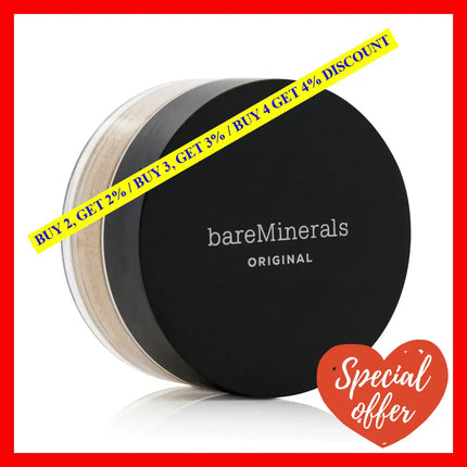 Bareminerals Original Foundation Spf 15 - 02 Fair Ivory By For Women 0.28 Oz