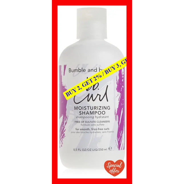 Bb Curl Moisturizing Shampoo By Bumble And For Unisex - 8.5 Oz
