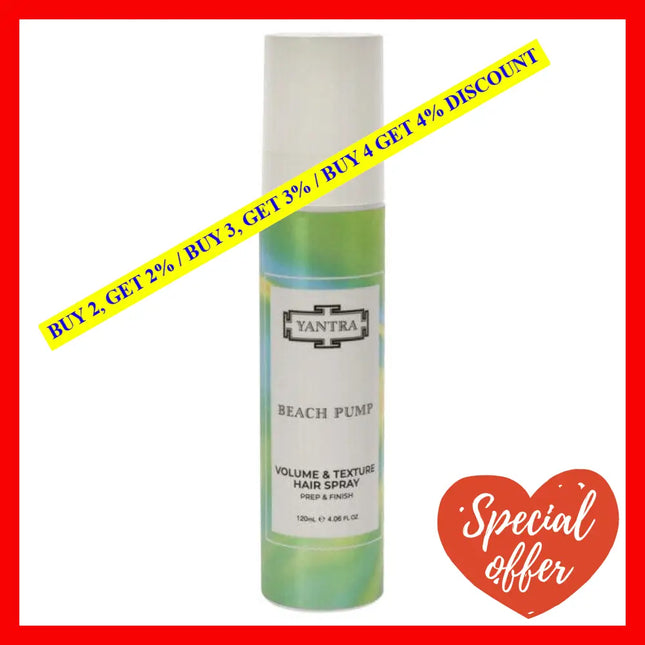 Beach Pump Volume And Texture Hair Spray By Yantra For Women - 4.06 Oz