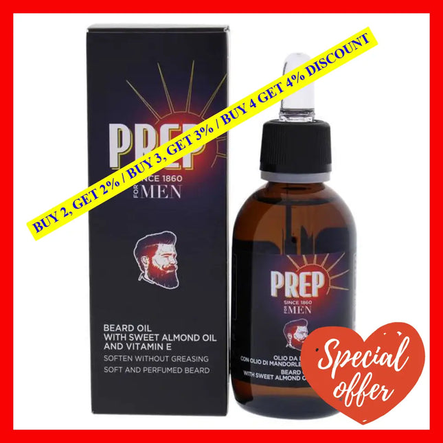 Beard Oil By Prep For Men - 1.7 Oz